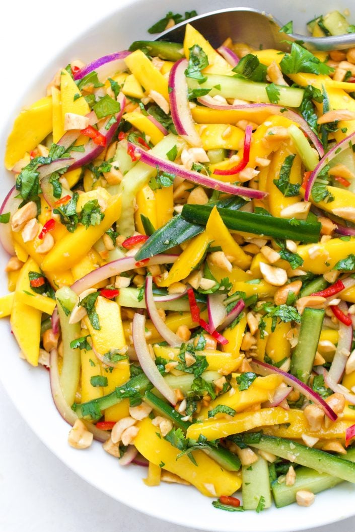 Thai Mango Salad | Every Last Bite Thai Mango Salad