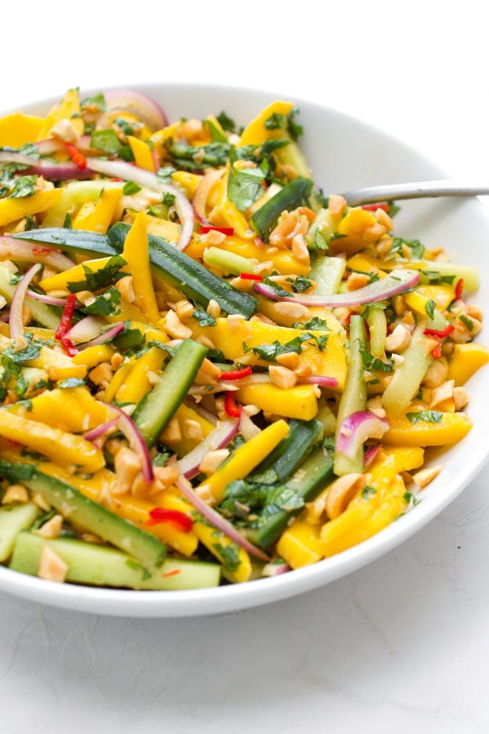 Thai Mango Salad | Every Last Bite Thai Mango Salad
