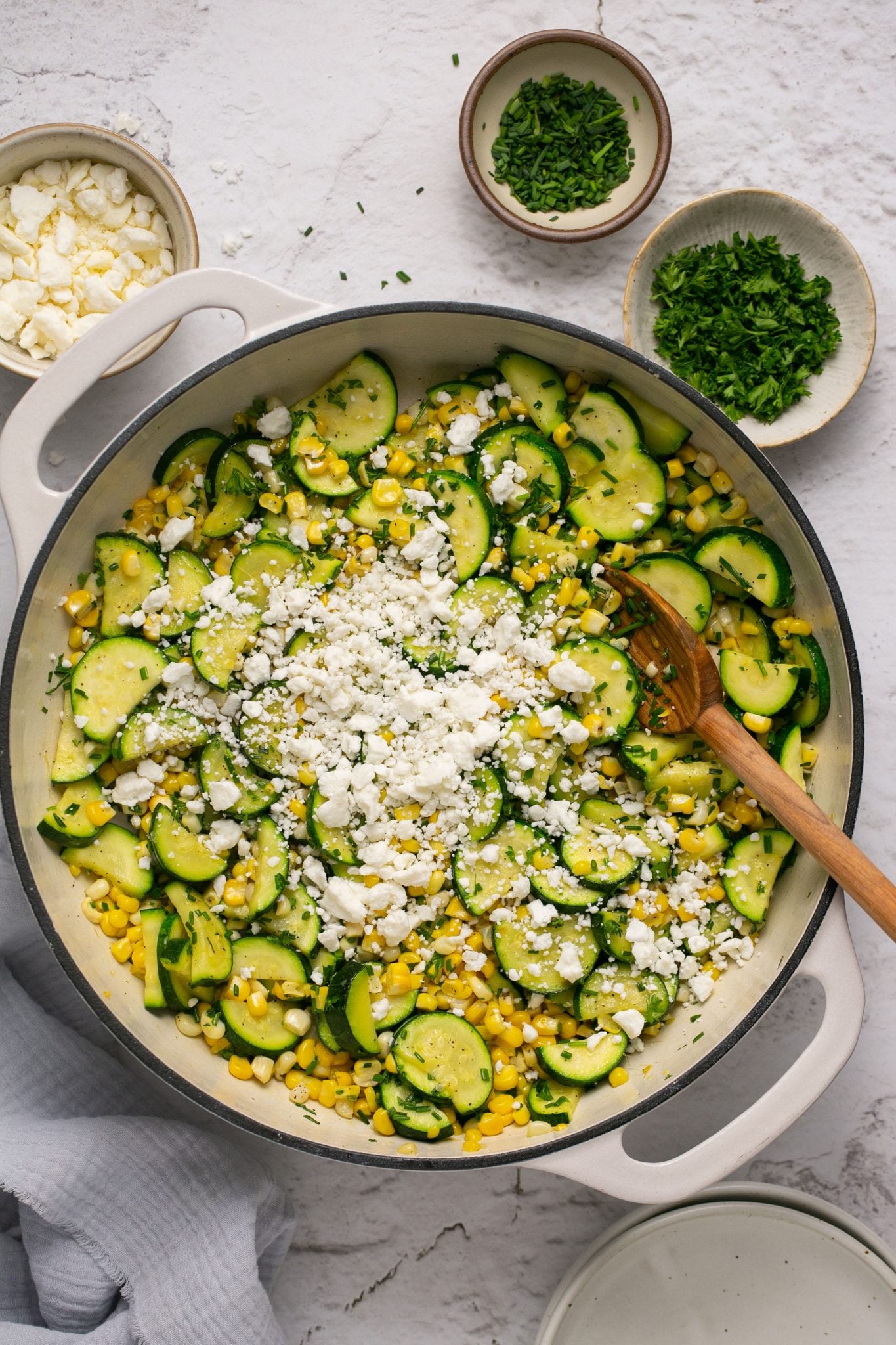 Sauteed Corn & Zucchini 