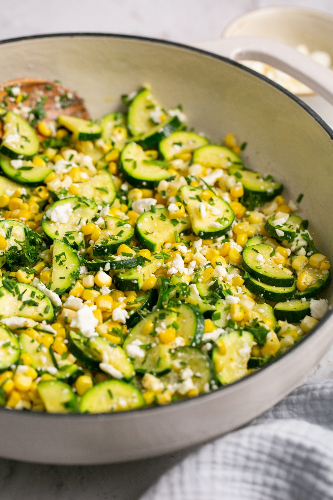 Sauteed Corn & Zucchini 