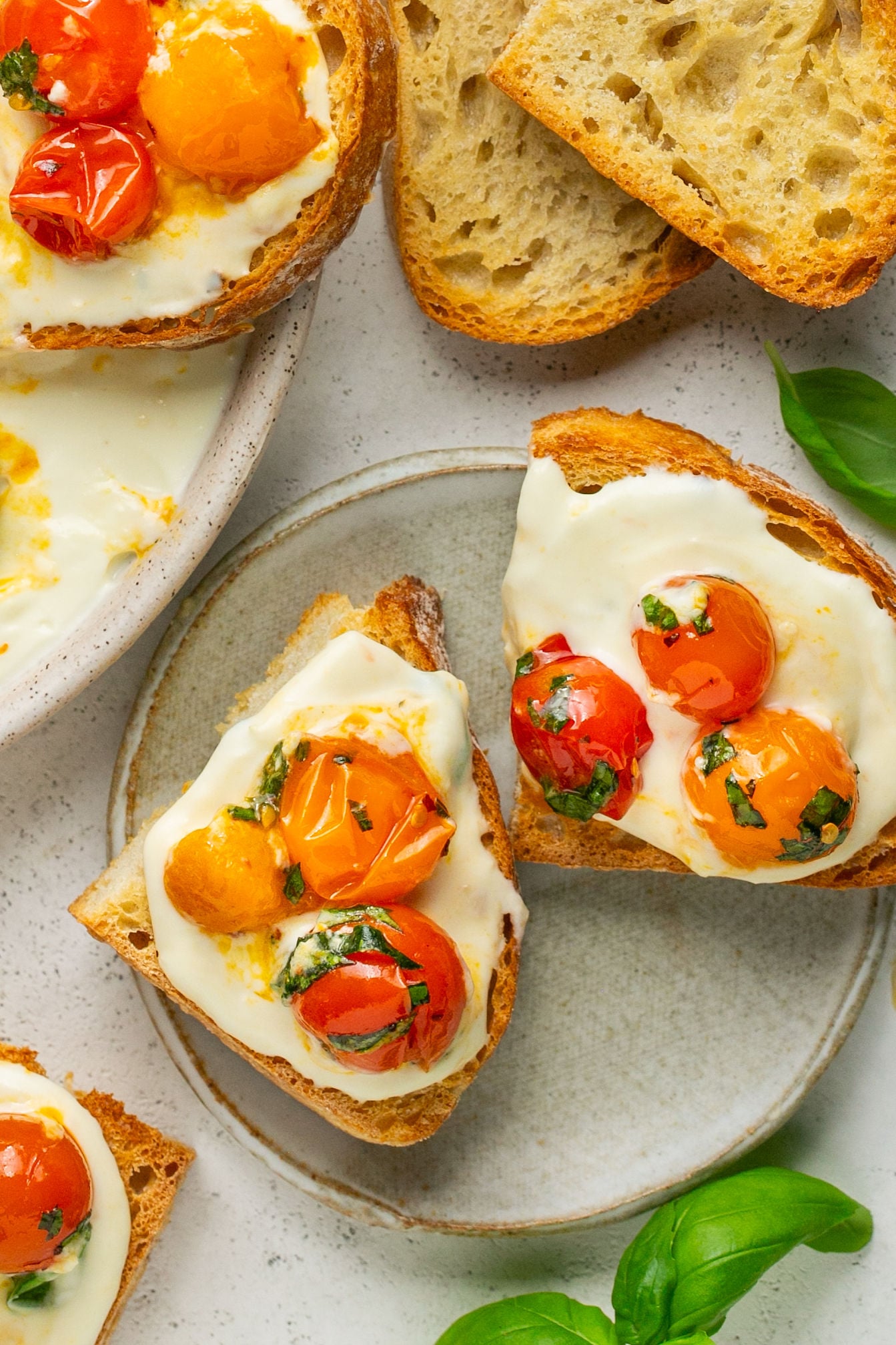 Whipped Cheese with Blistered Tomatoes Whipped Cheese with Blistered Tomatoes