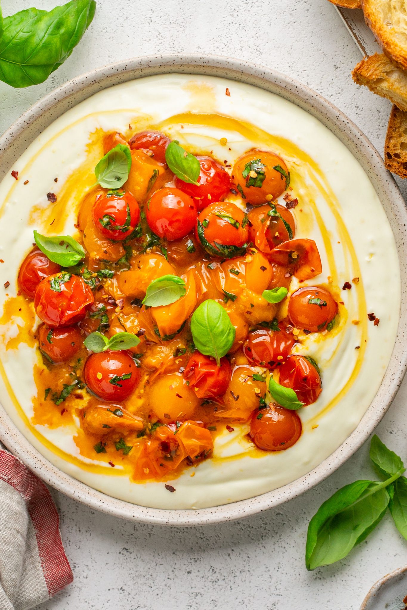 Whipped Cheese with Blistered Tomatoes Every Last Bite