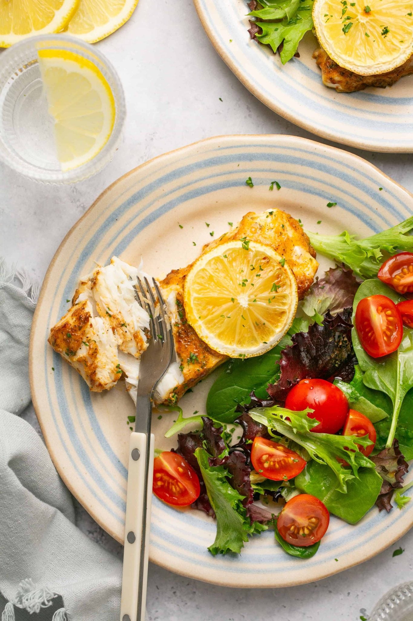 Air Fryer Halibut | Every Last Bite Air Fryer Halibut