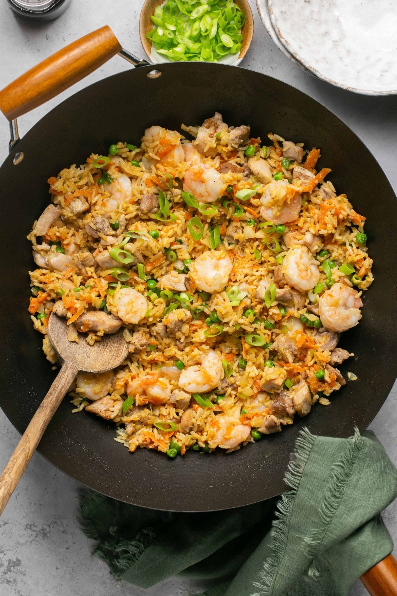 Shrimp & Chicken Fried Rice | Every Last Bite Shrimp & Chicken Fried Rice