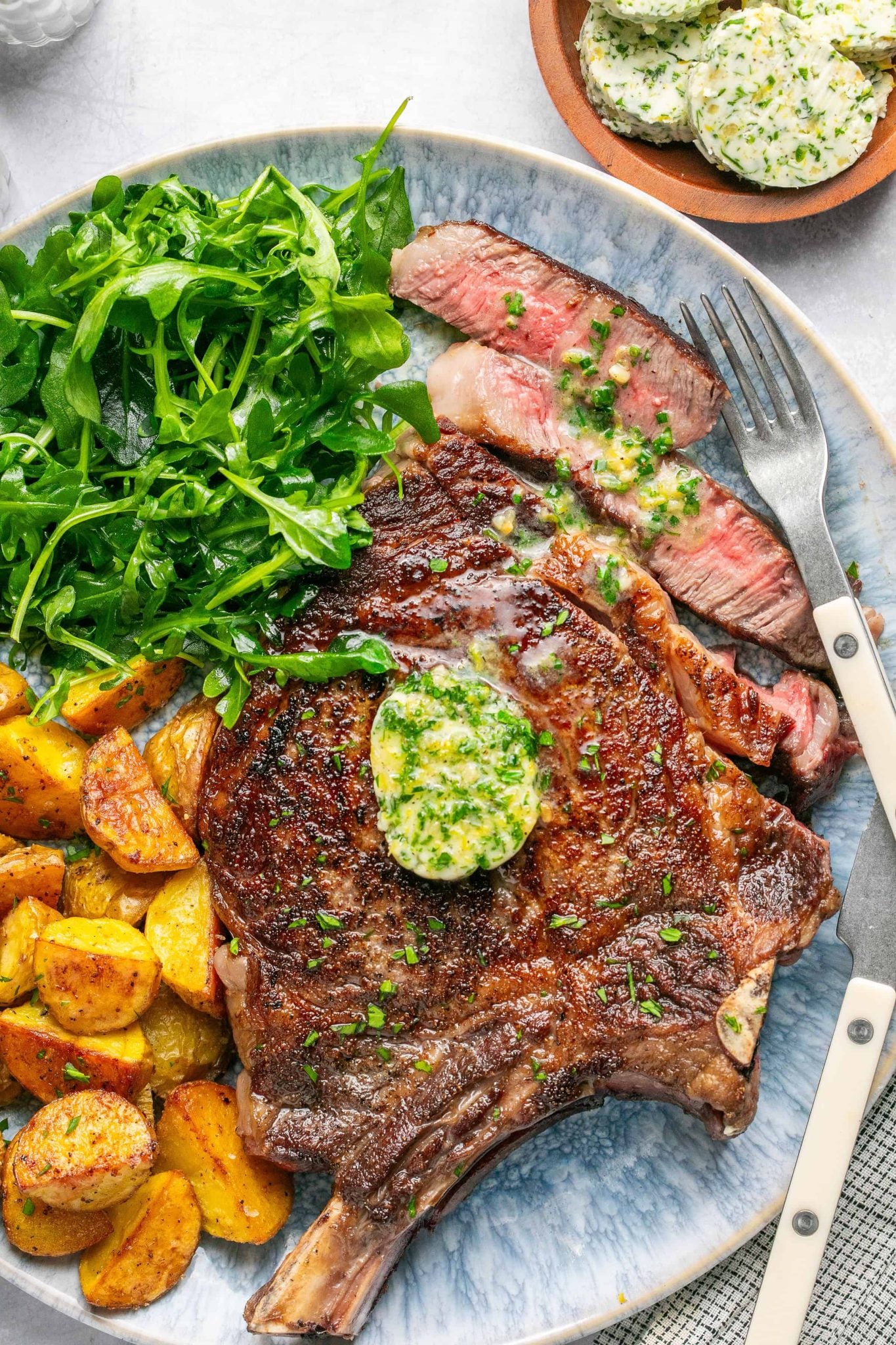 Herb & Garlic Compound Butter | Every Last Bite Steak Butters