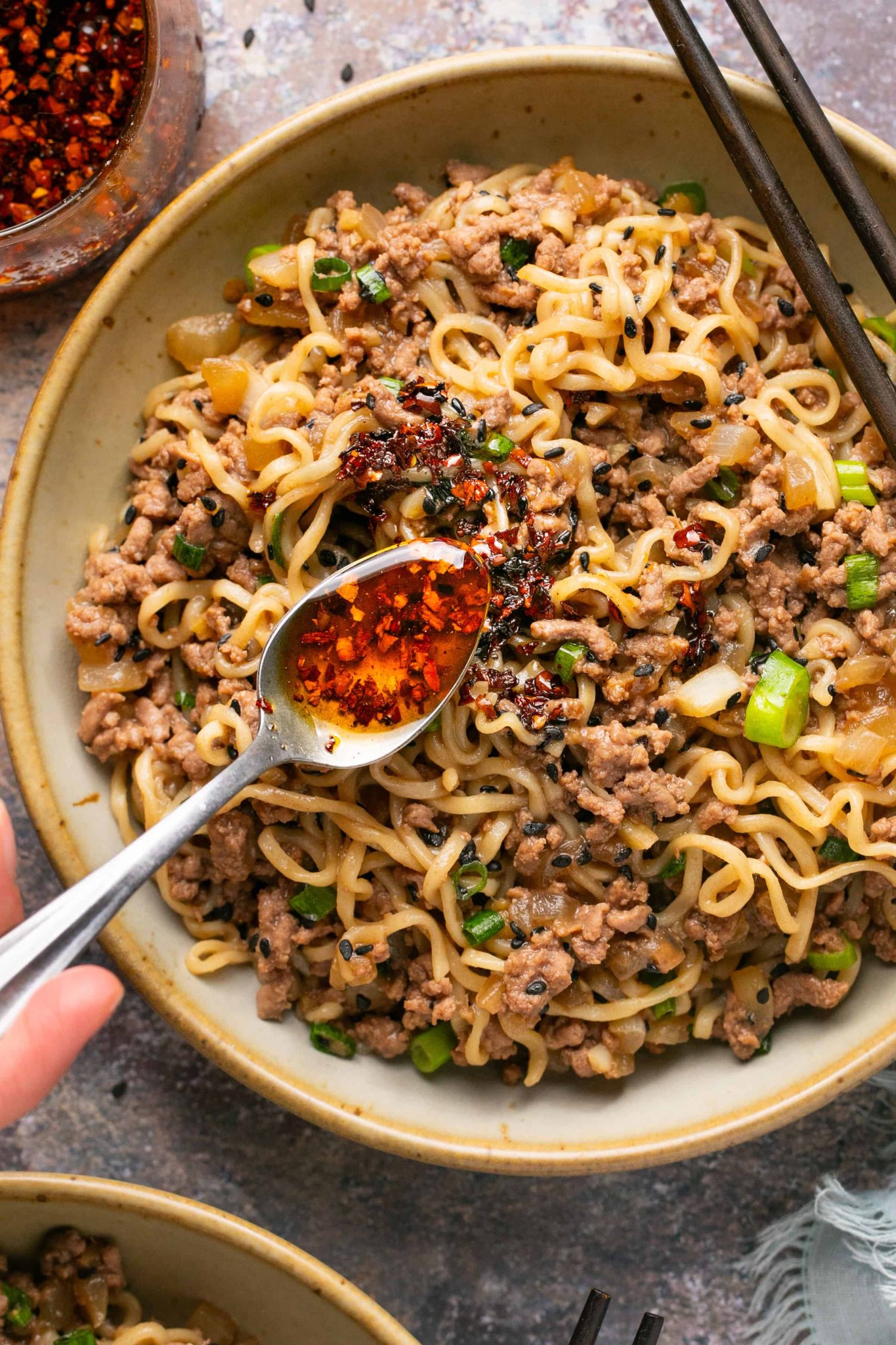 Chili Oil | Every Last Bite Chili Oil (Sichuan Peppercorn & Chili flakes)