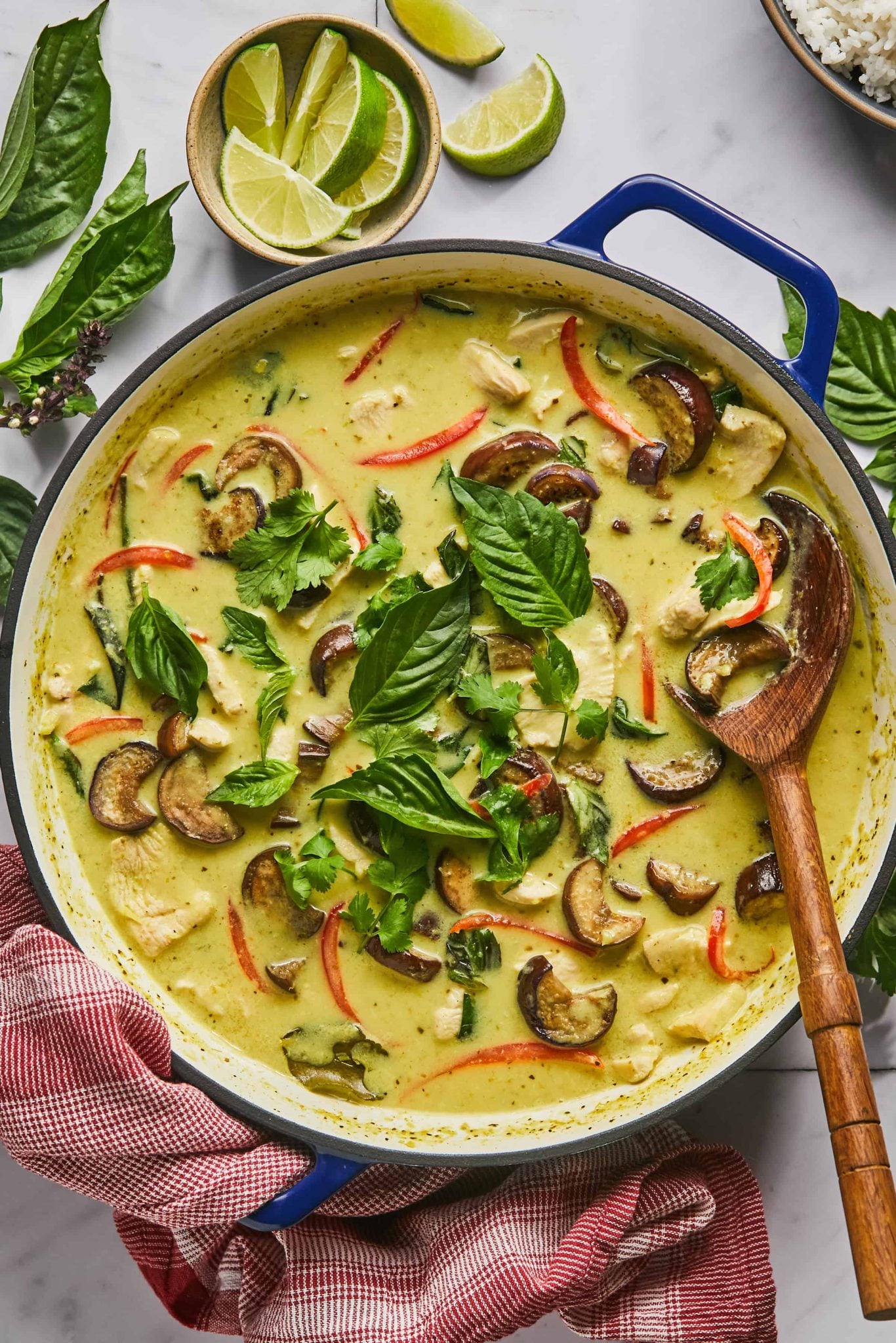 Eggplant & Chicken Thai Green Curry | Every Last Bite Eggplant & Chicken Thai Green Curry