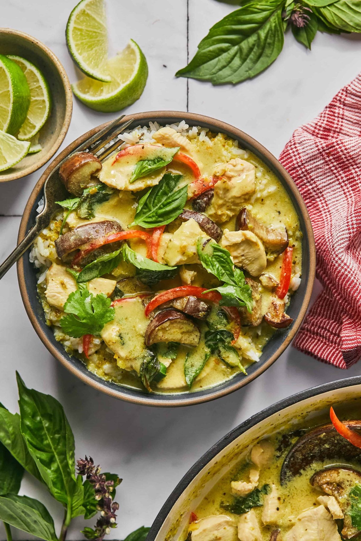 Eggplant & Chicken Thai Green Curry | Every Last Bite Eggplant & Chicken Thai Green Curry