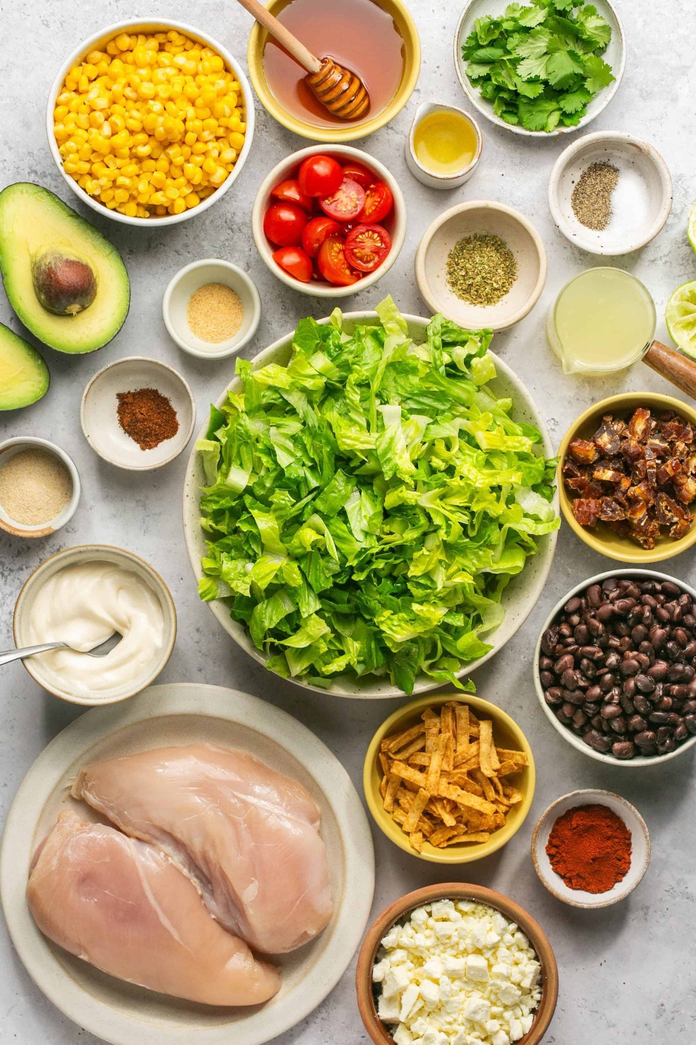 Southwestern Salad with Blackened Chicken 