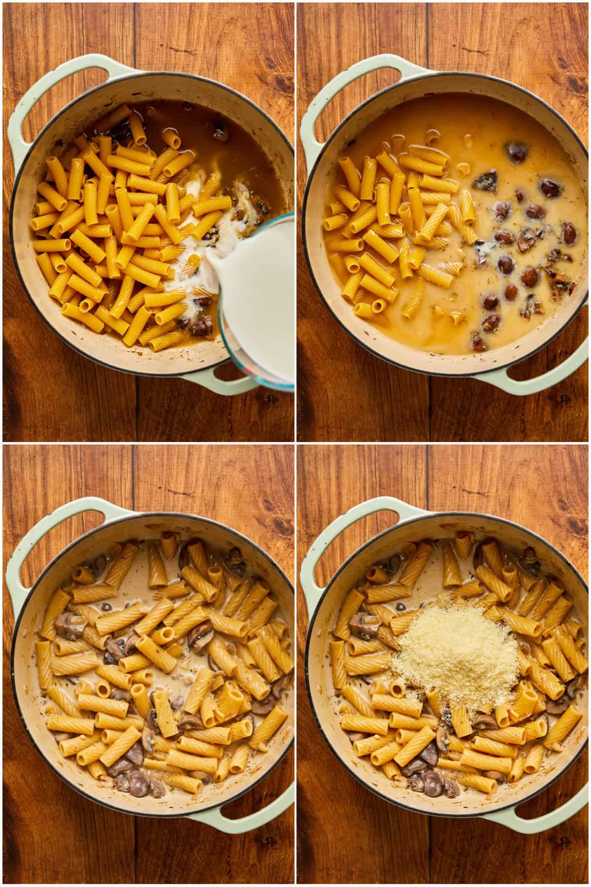 One Pot Creamy Mushroom Pasta | Every Last Bite