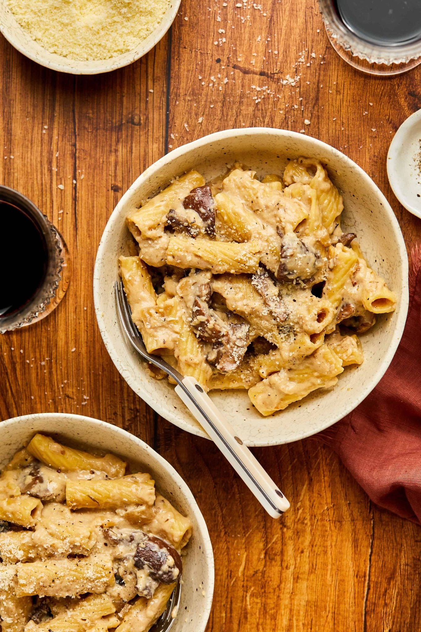One Pot Creamy Mushroom Pasta | Every Last Bite One Pot Creamy Mushroom Pasta