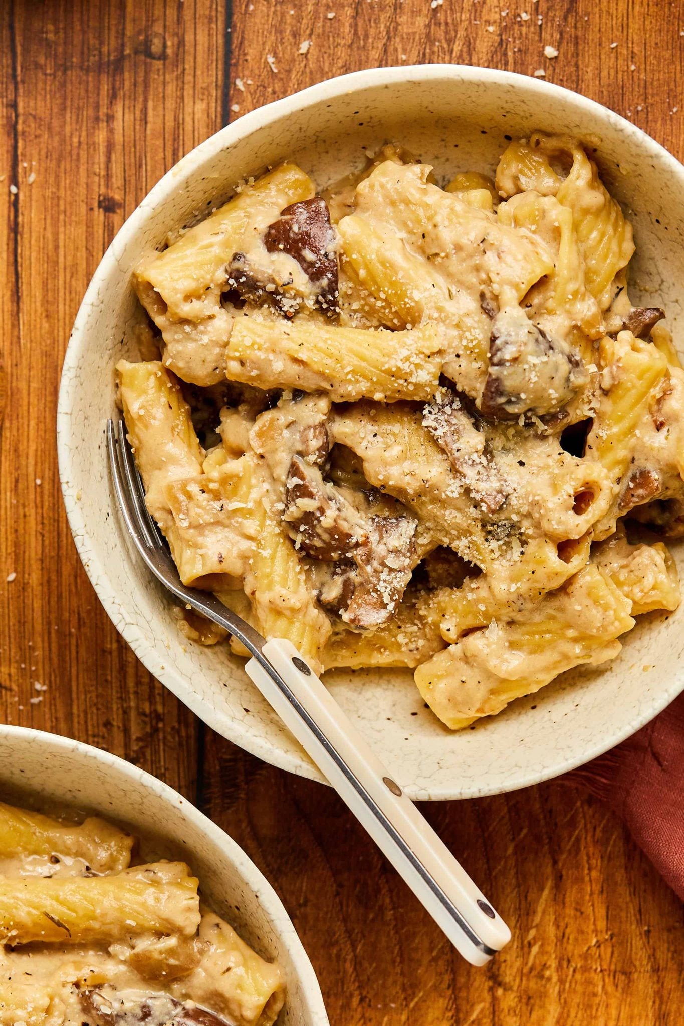 One Pot Creamy Mushroom Pasta | Every Last Bite One Pot Creamy Mushroom Pasta