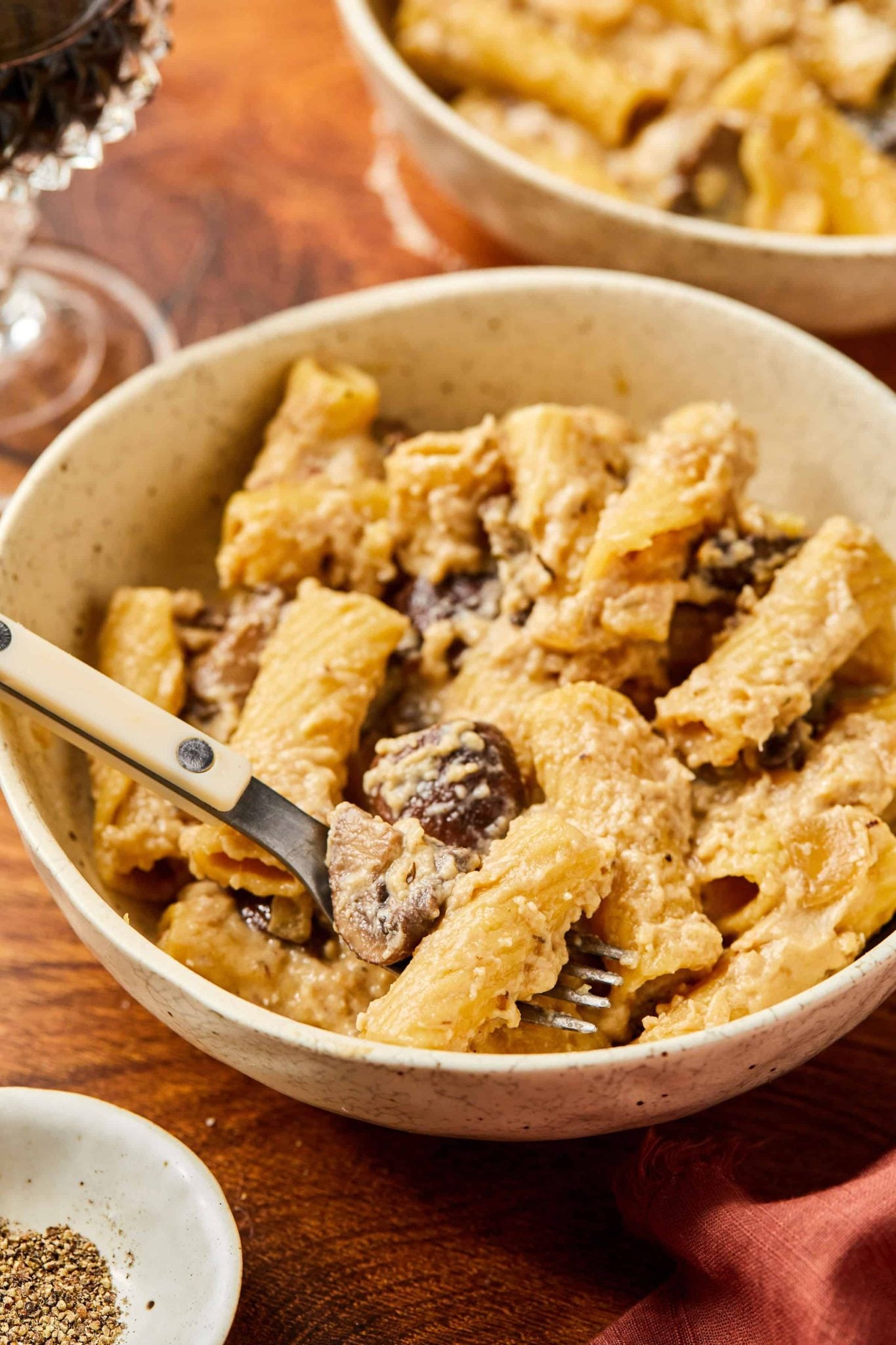 One Pot Creamy Mushroom Pasta | Every Last Bite One Pot Creamy Mushroom Pasta