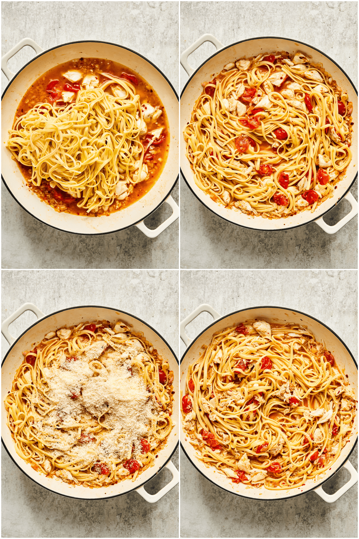 Crab Linguine with Lemon and Tomatoes