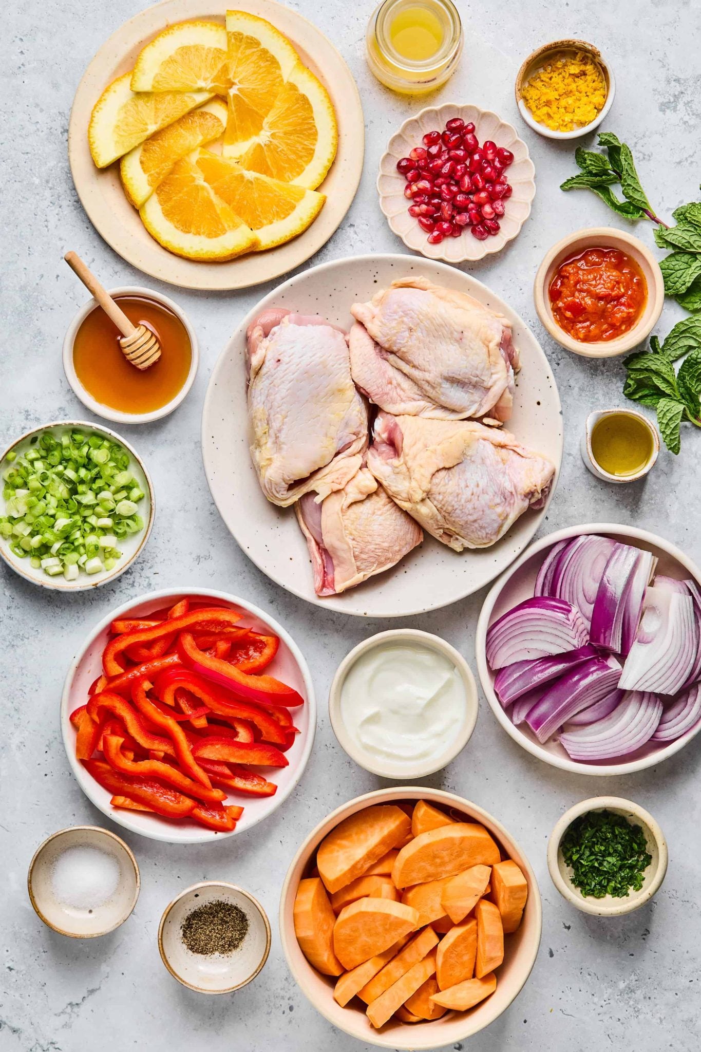 Sheet Pan Orange & Harissa Chicken | Every Last Bite Sheet Pan Harissa & Orange Chicken