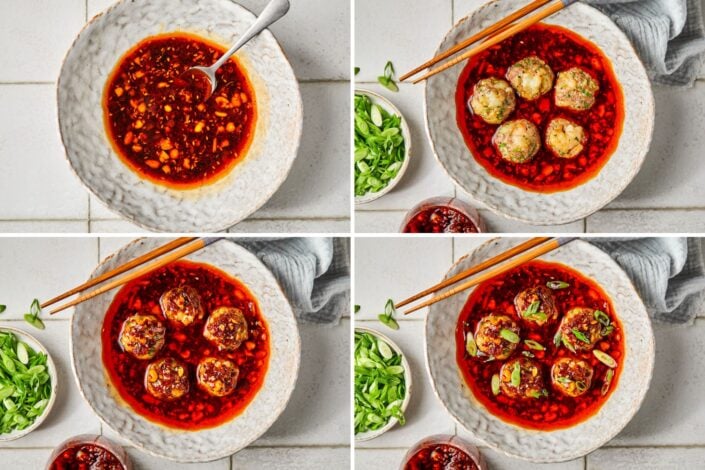 make the wonton dipping sauce