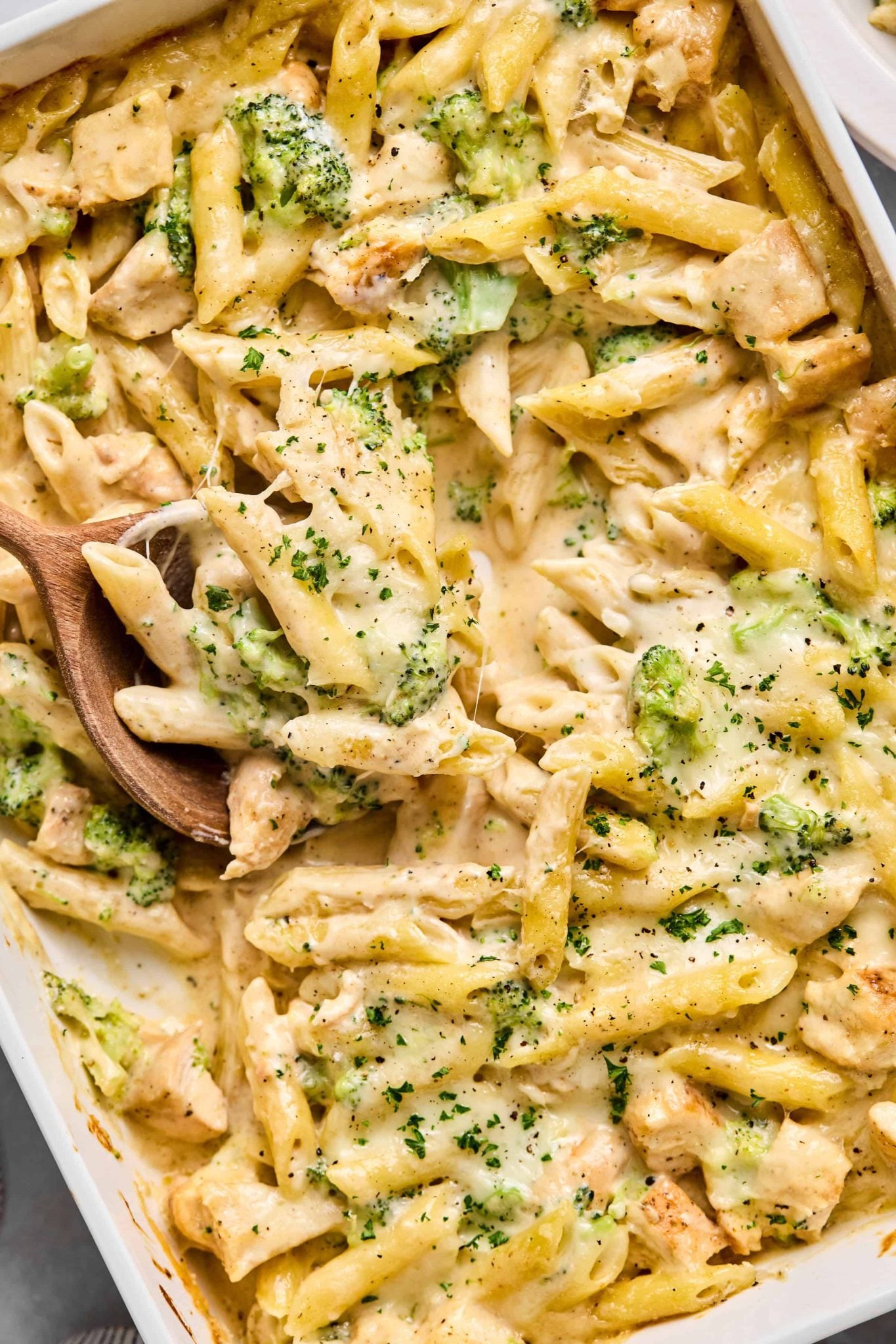 Chicken and Broccoli Pasta Bake | Every Last Bite Chicken and Broccoli Pasta Bake
