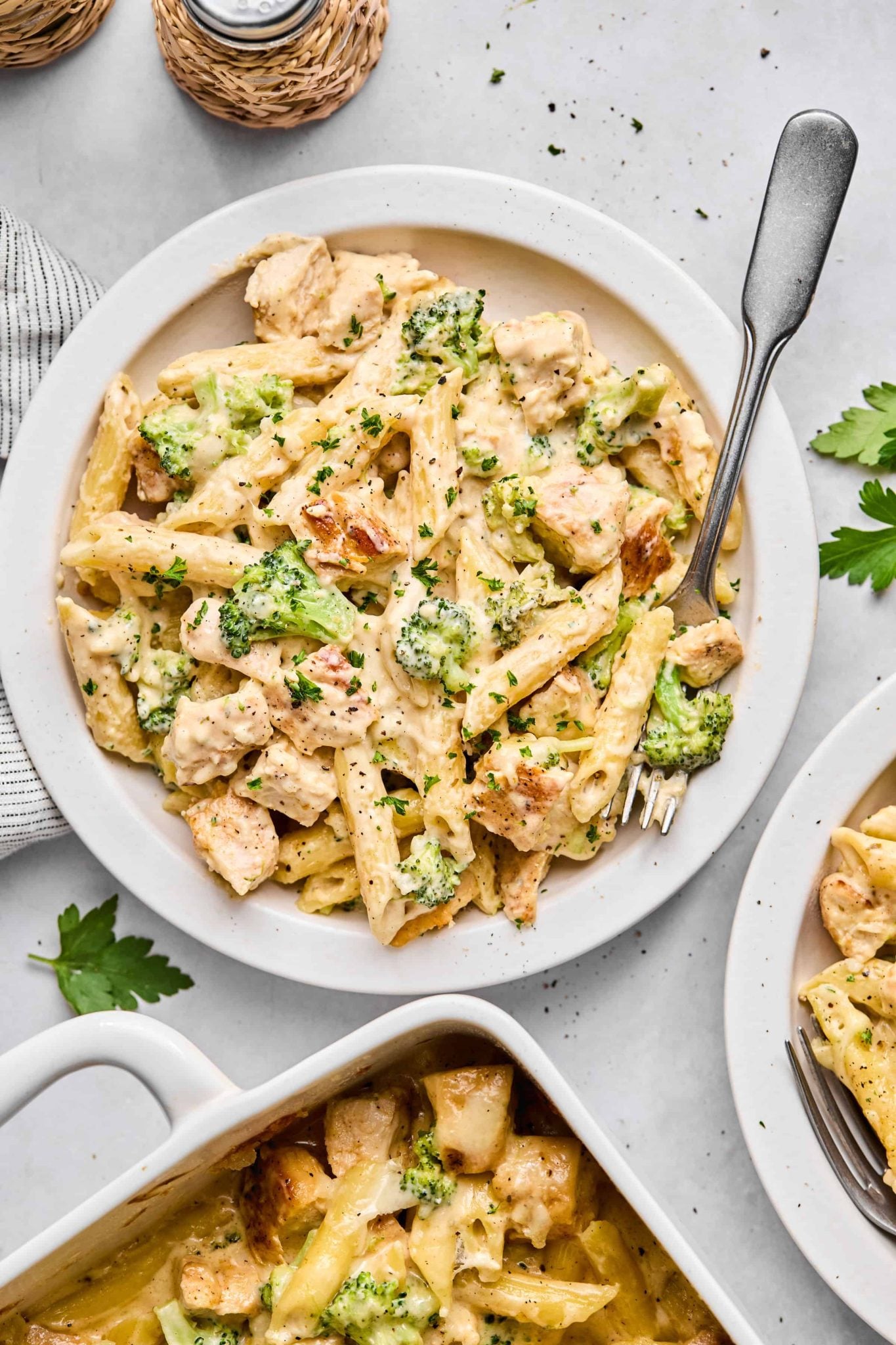 Chicken and Broccoli Pasta Bake | Every Last Bite Chicken and Broccoli Pasta Bake