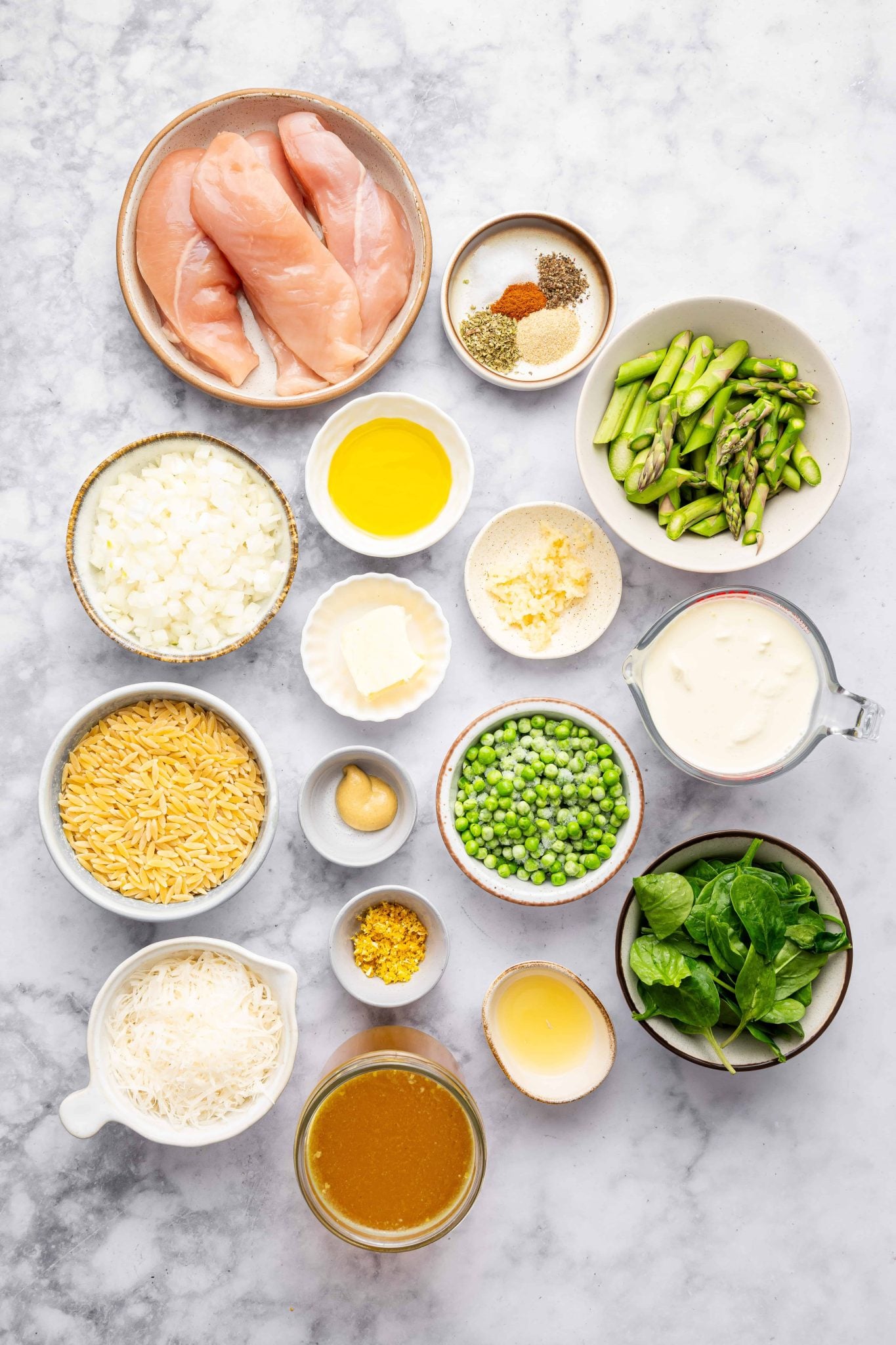 Lemon Chicken Orzo Pasta | Every Last Bite Ingredients for Pasta