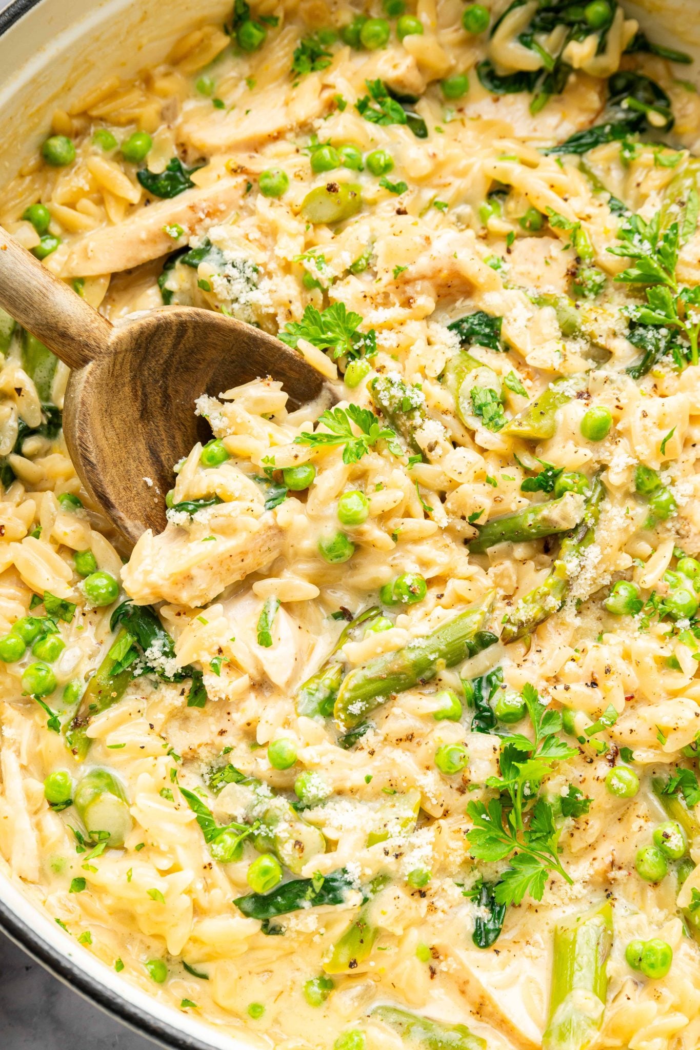 Lemon Chicken Orzo Pasta | Every Last Bite Lemon Chicken Orzo Pasta
