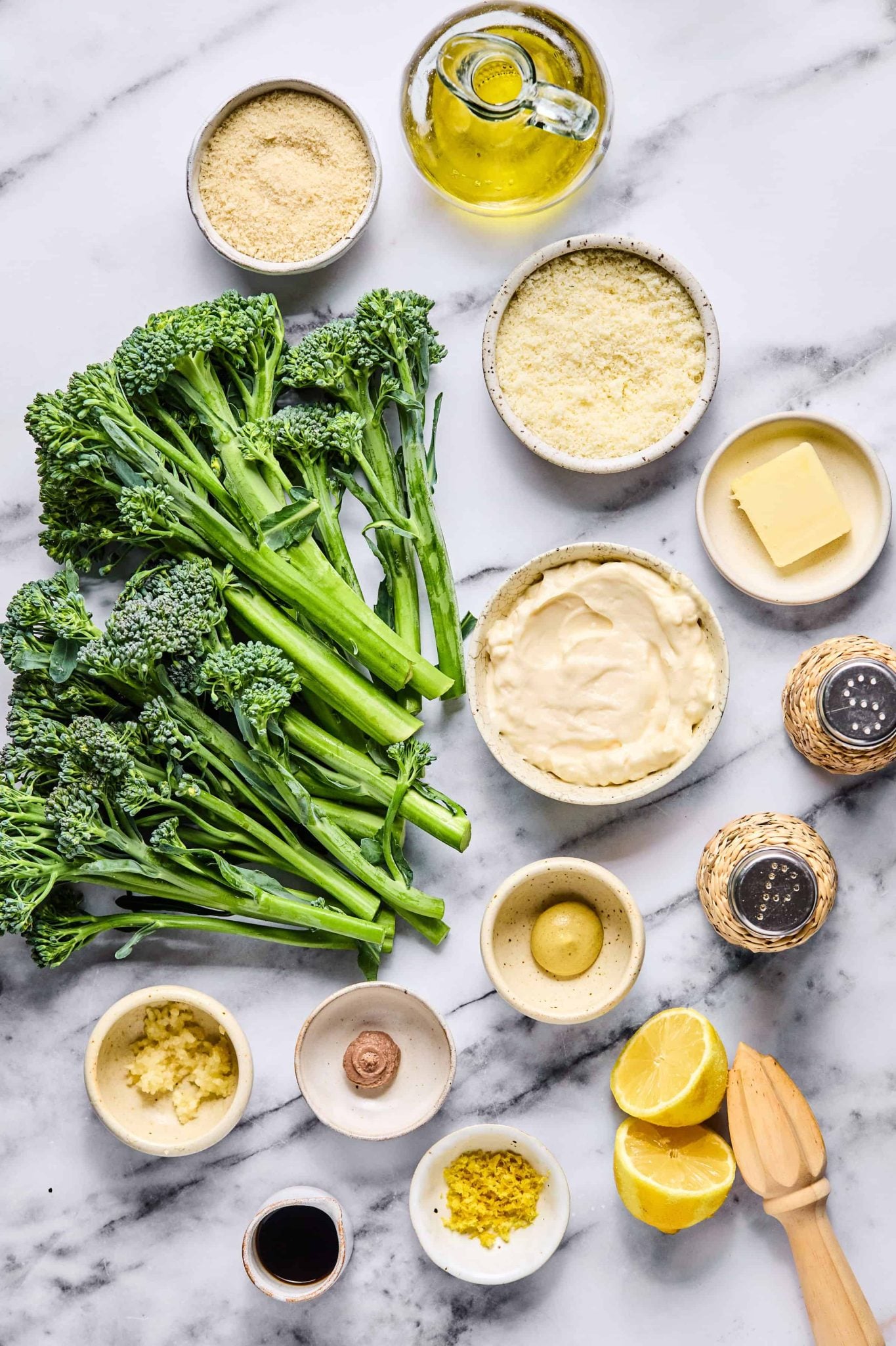 Grilled Broccolini Caesar | Every Last Bite Ingredients