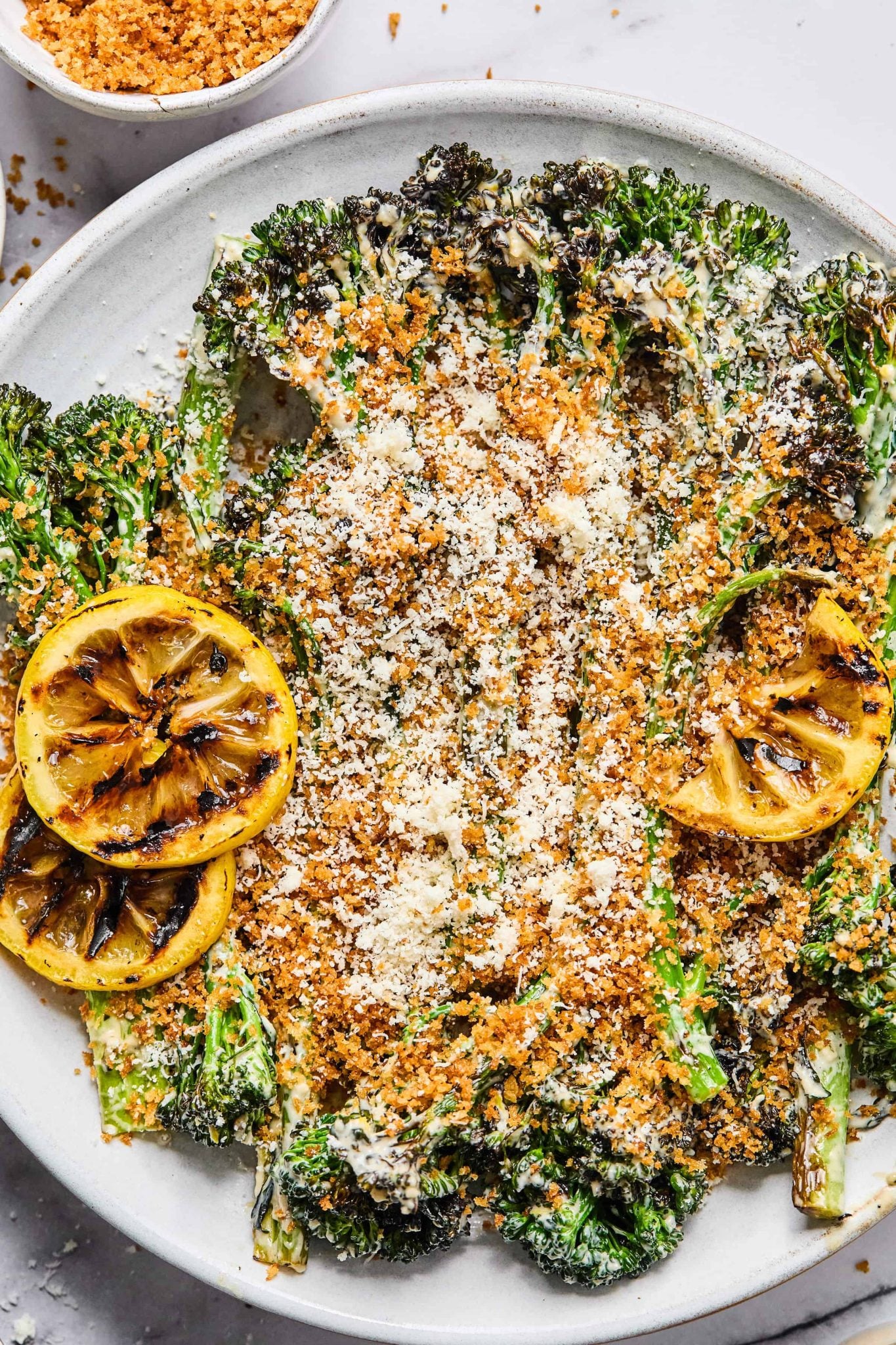 Grilled Broccolini Caesar | Every Last Bite Grilled Broccolini Caesar