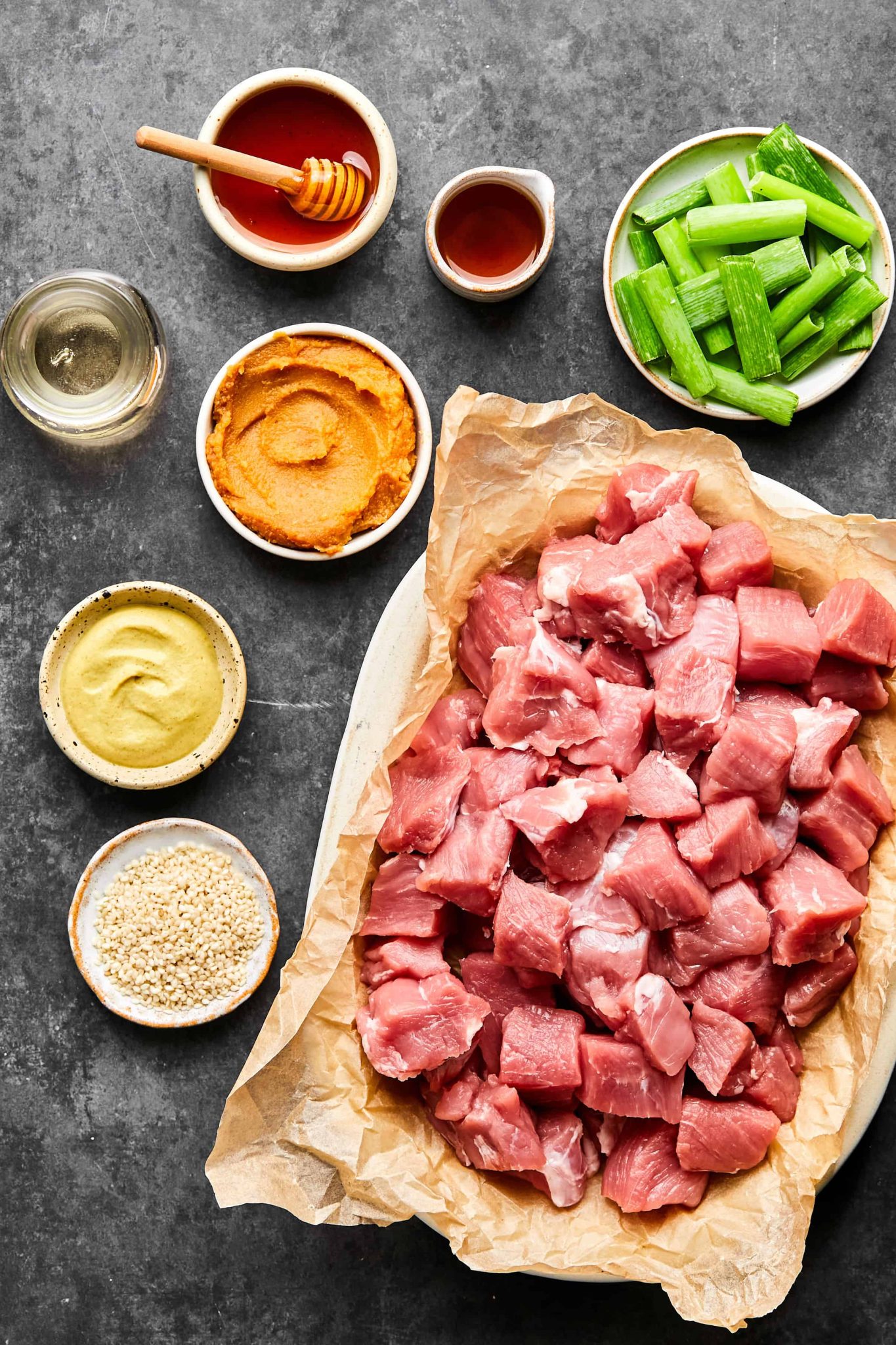 Grilled Pork Skewers | Every Last Bite ingredients