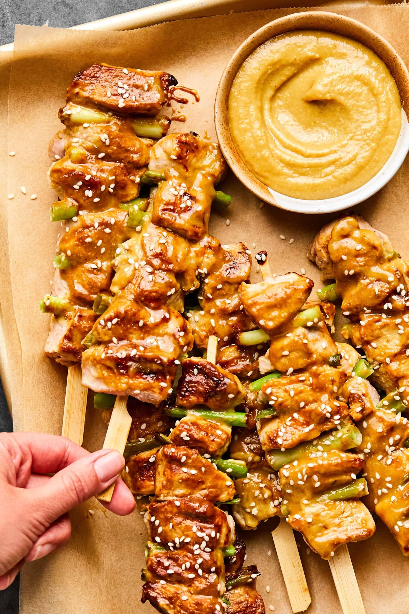 Grilled Pork Skewers | Every Last Bite Grilled Pork Skewers
