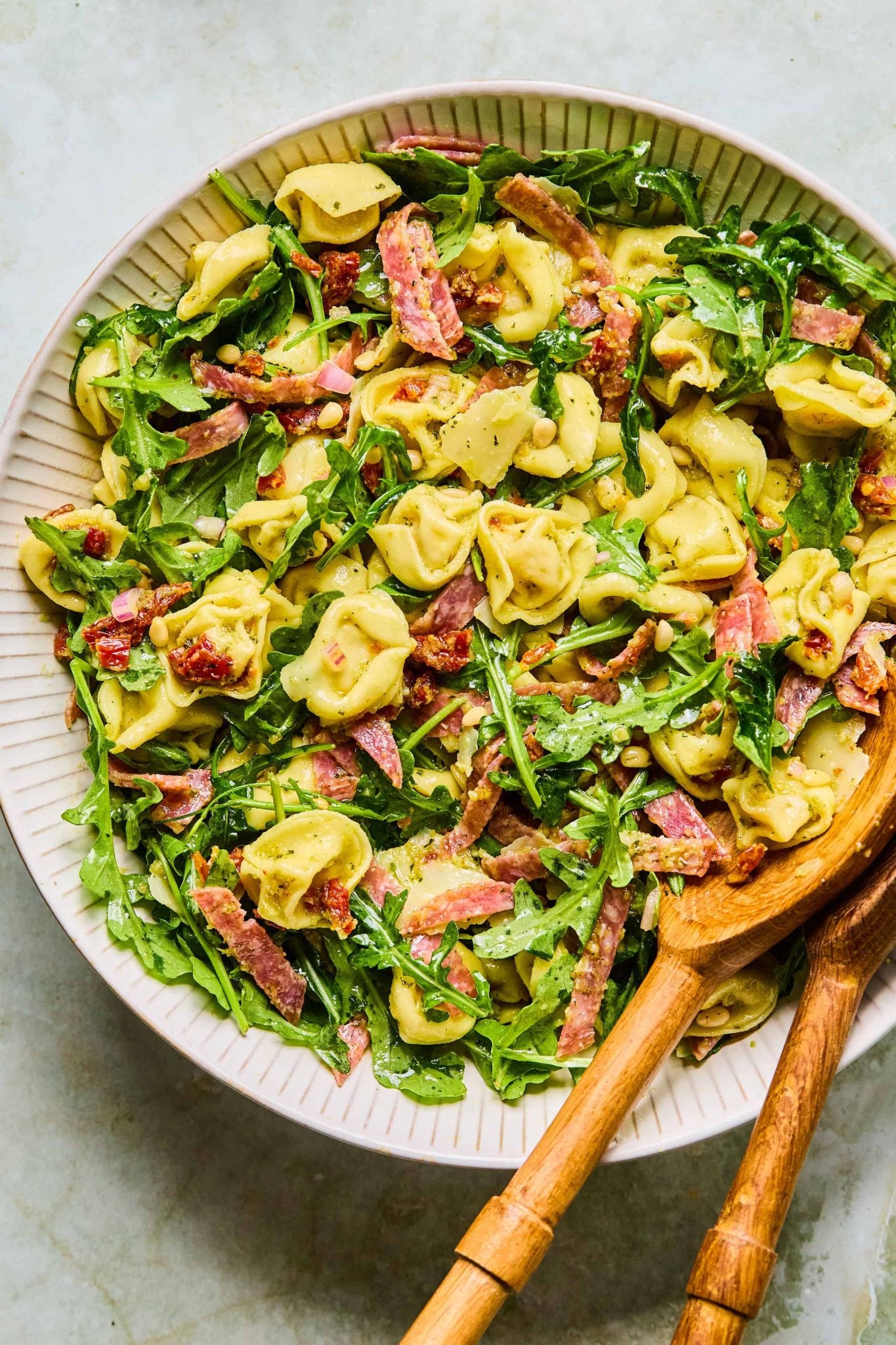 Pesto Tortellini Pasta Salad