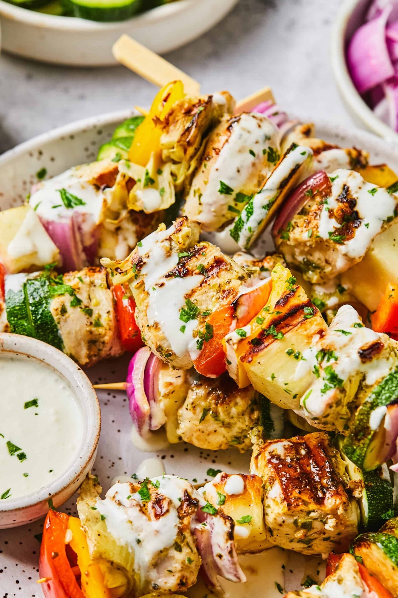 Greek Chicken Skewers
