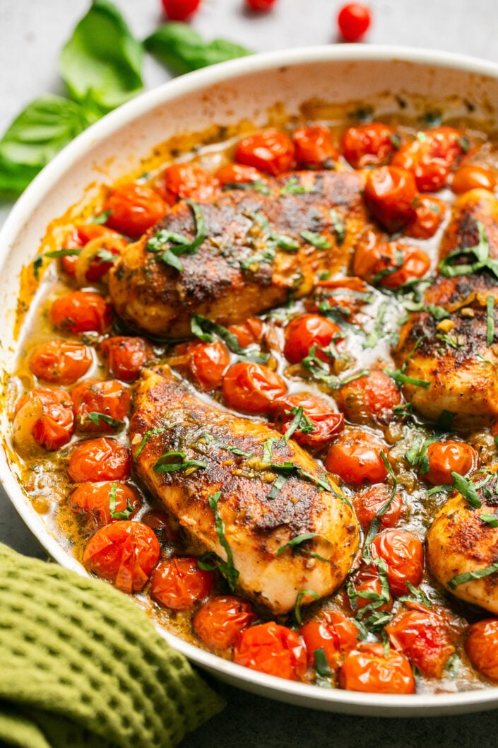 Pesto and Cherry Tomato Chicken 