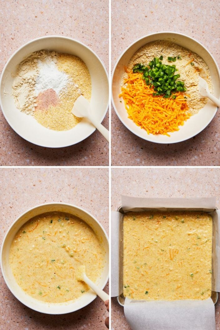 making cornbread