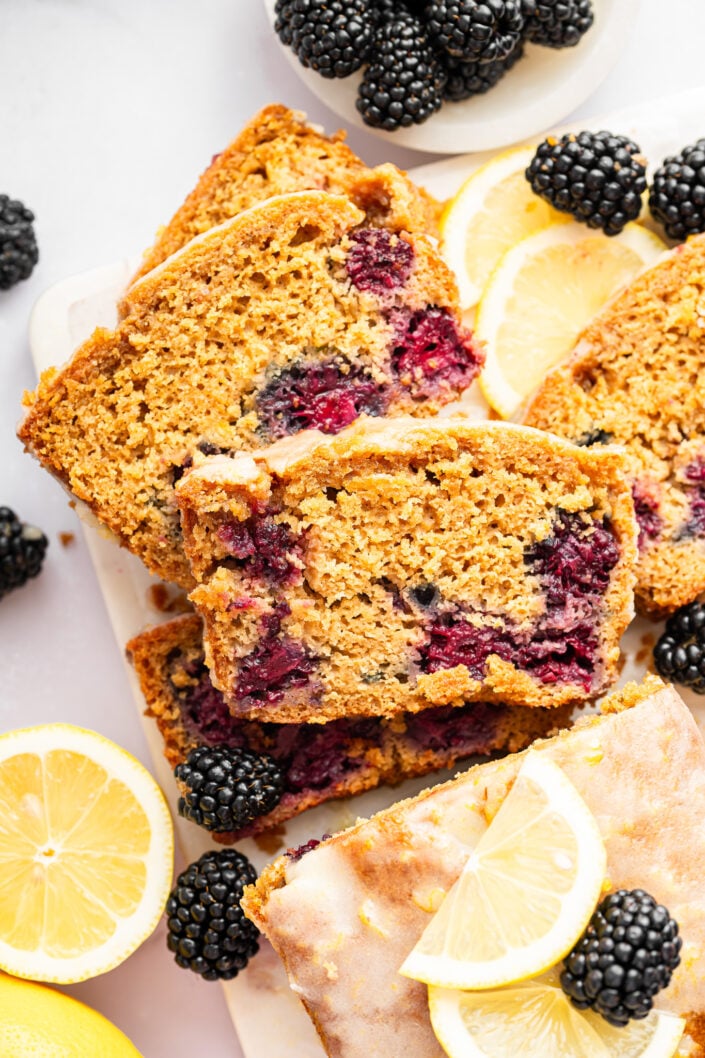 Lemon Blackberry Loaf