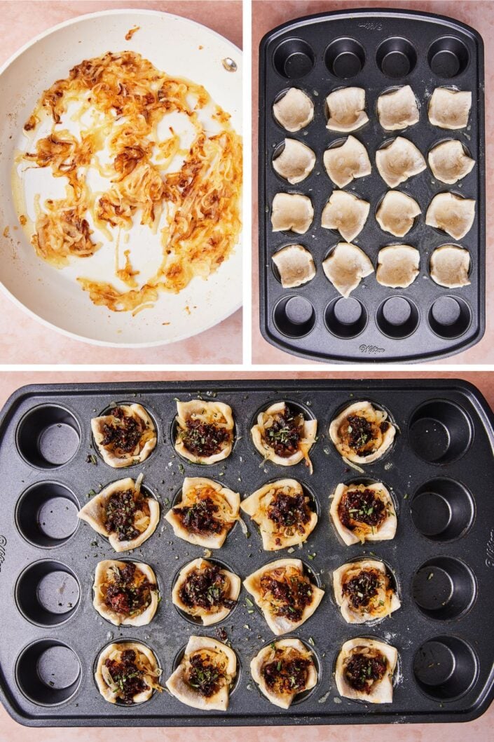 Making the appetizers