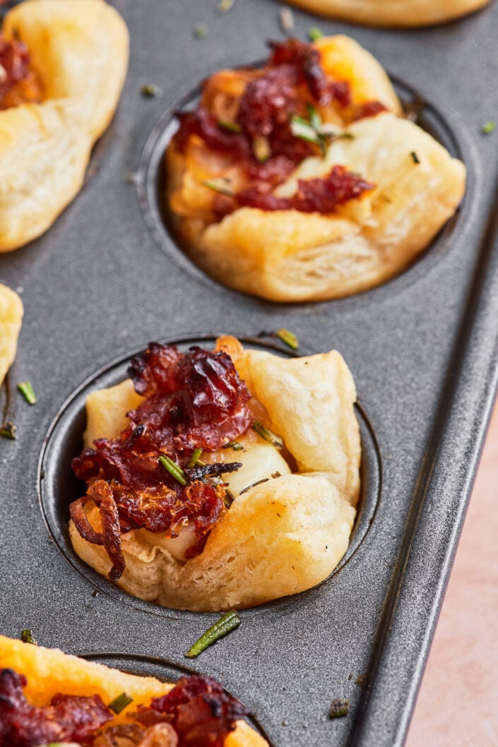 Brie Puff Pastry Bites