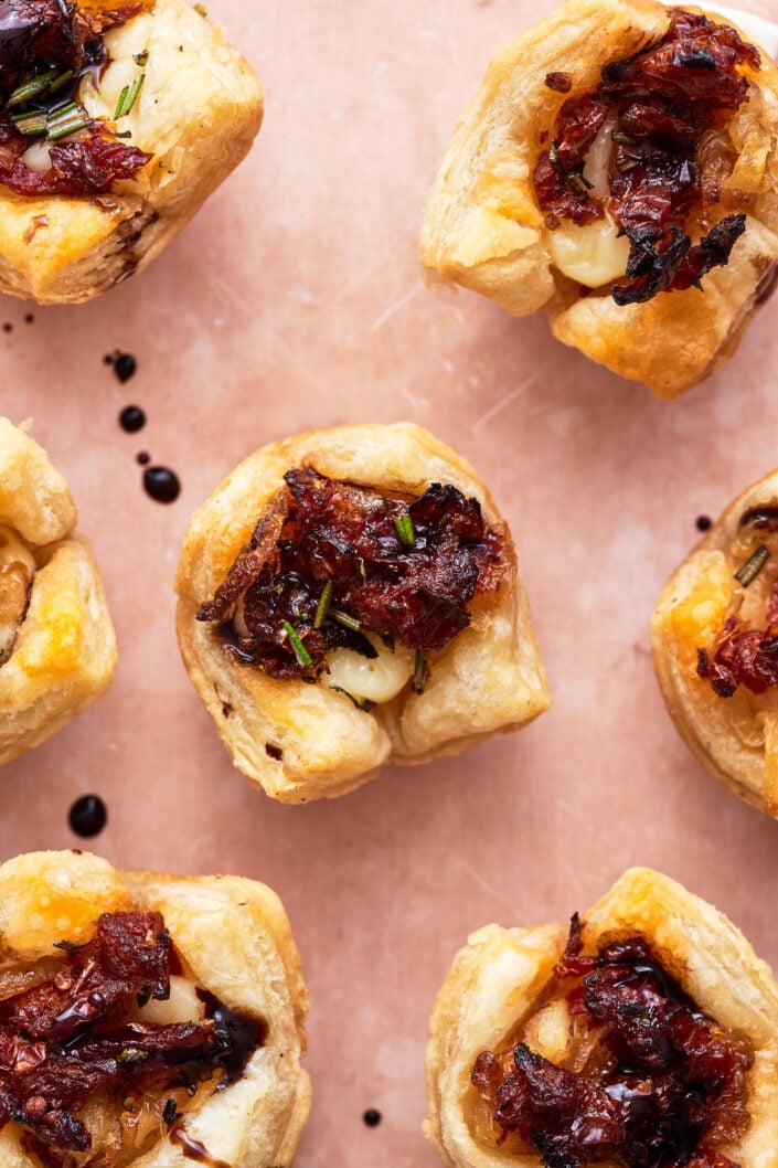Brie Puff Pastry Bites