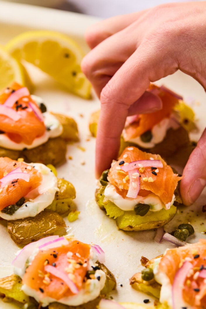 Smoked Salmon Blinis