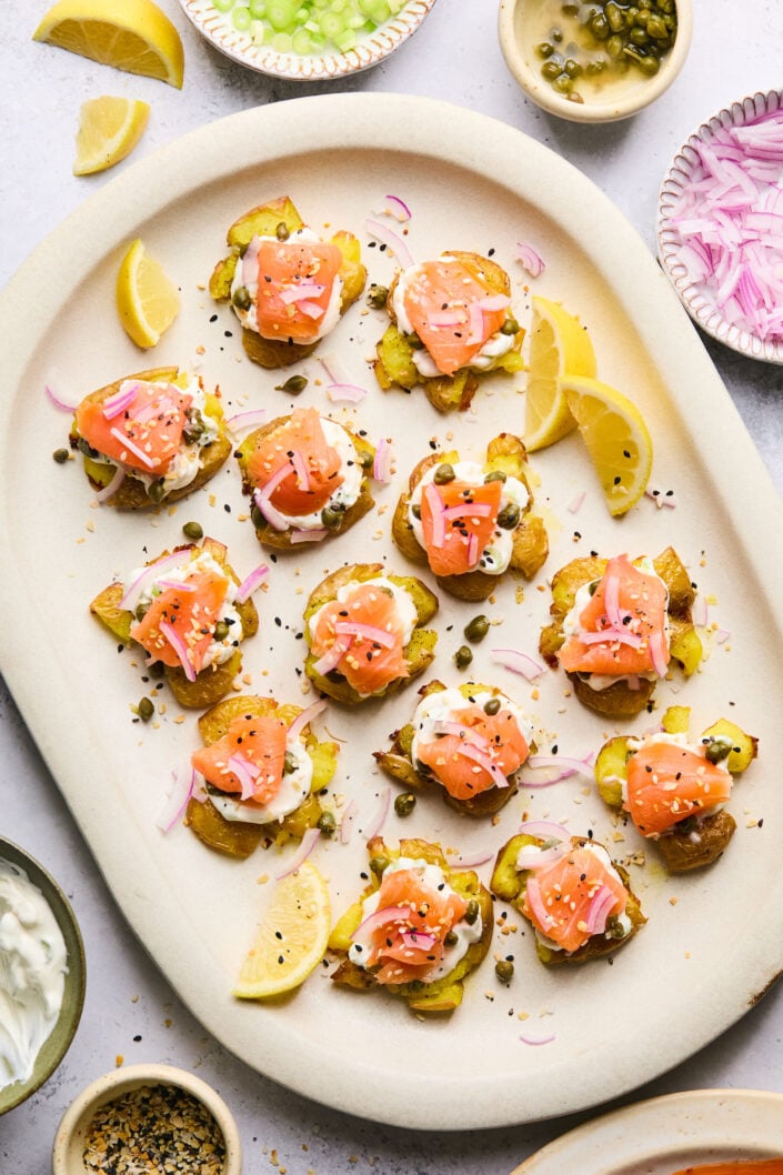 Smoked Salmon Blinis