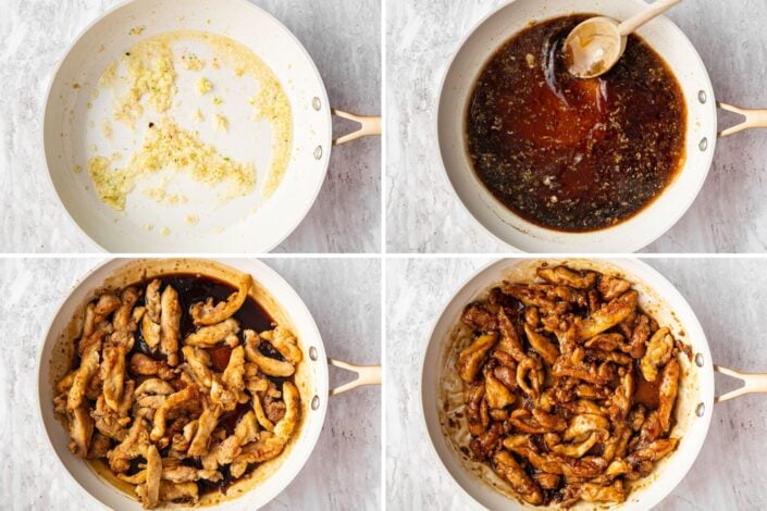 Making Honey Garlic Sauce