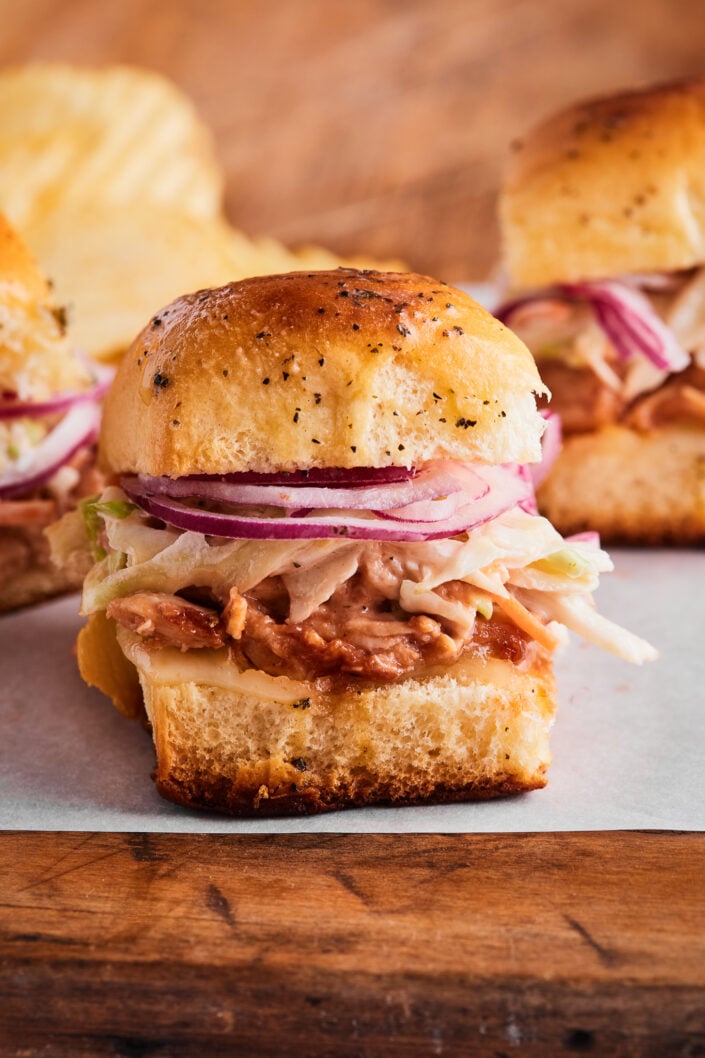 BBQ Chicken Sliders