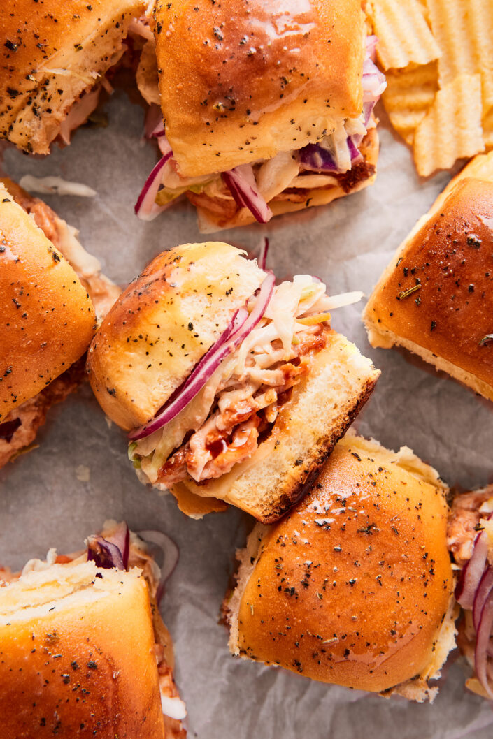BBQ Chicken Sliders