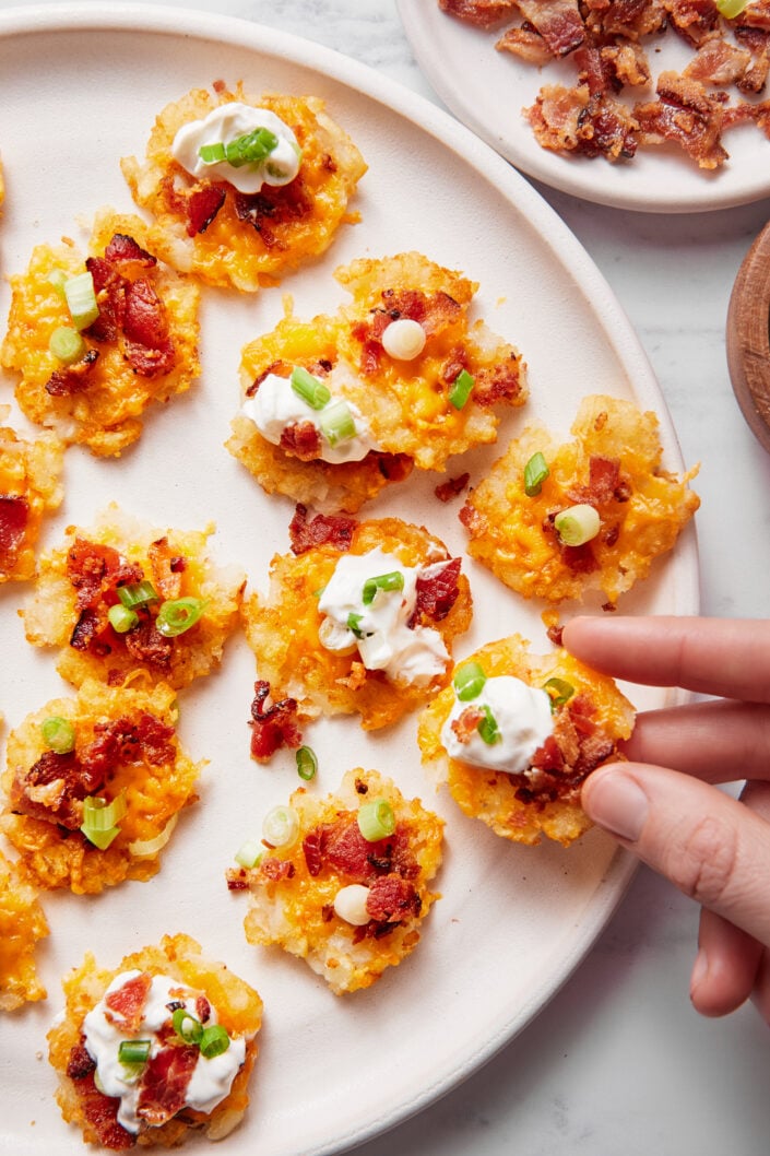 Loaded Smashed Tater Tots