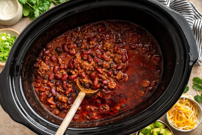Easy Slow Cooker Chili
