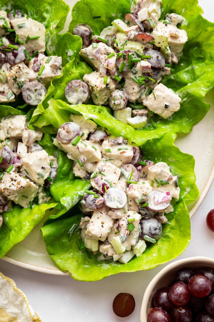 Chicken Salad with Grapes & Pecans