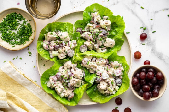 Chicken Salad with Grapes & Pecans